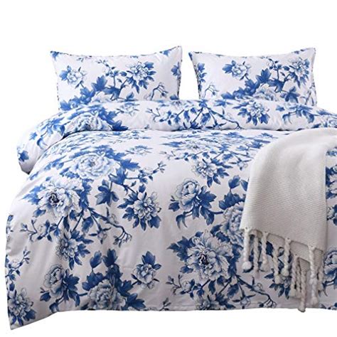 Sexytown French Country Garden Toile Floral Printed Duvet Quilt Cover