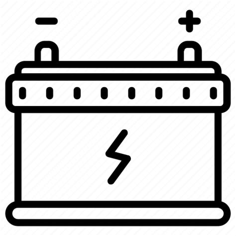Auto battery, battery charging, car accumulator, car battery, vehicle battery icon