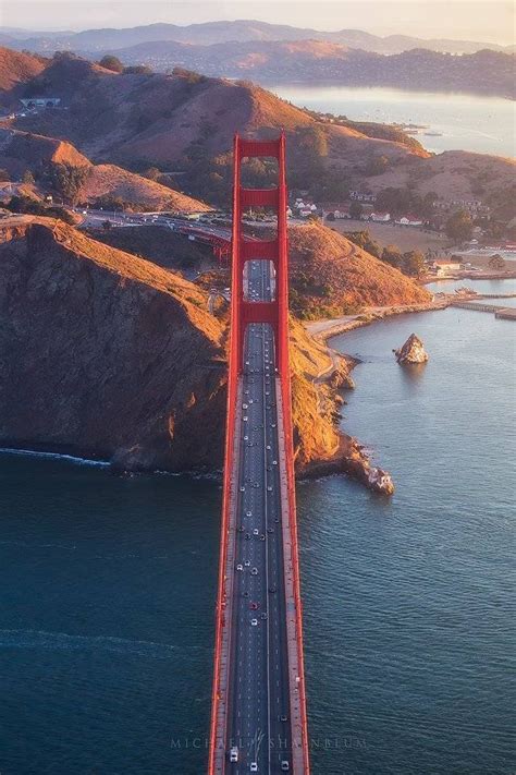 Golden Gate Aerial San Francisco Michael Shainblum Photography