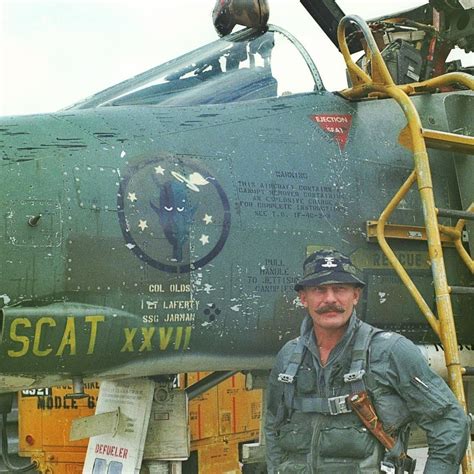 Colonel Later Brigadier General Robin Olds And His Mcdonnell Douglas