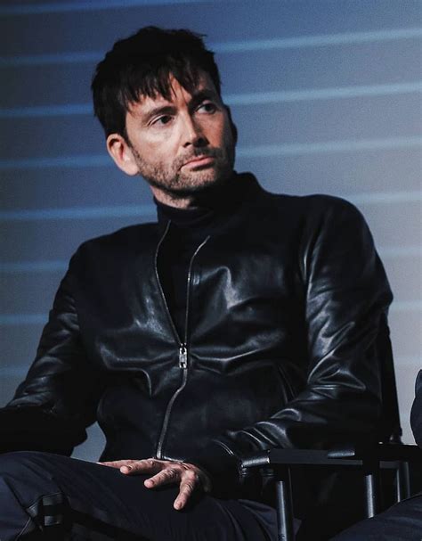 David Tennant At A Press Panel In London For Good Omens Like This