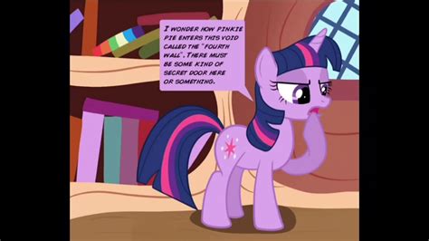 [mlp Comic Dub] Twilight And The Fourth Wall Comedy Youtube