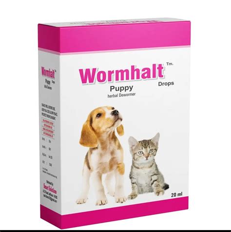 Wormhalt Herbal Deworming 20ml Syrup For Pups And Kittens By Adidog