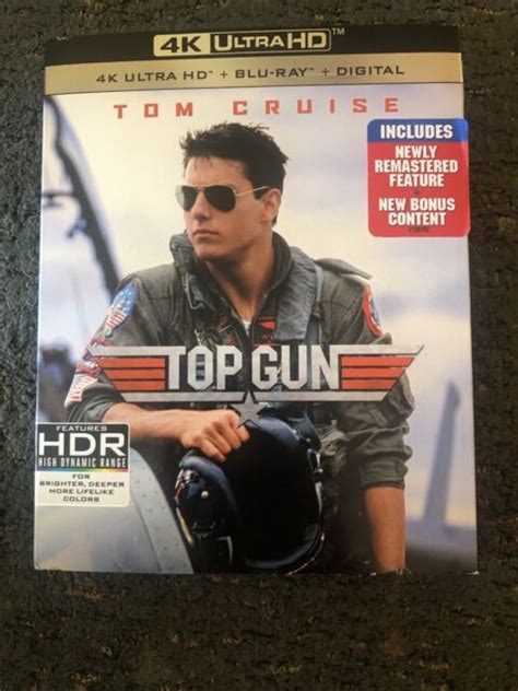 Top Gun 4k Ultra Hd Blu Ray 2 Disc Set Slipcover Sleeve Ebay
