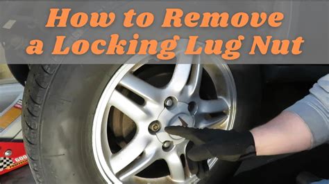 How To Remove A Locking Lug Nut Without The Key Easy Youtube