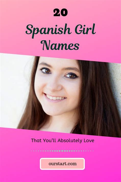 20 Popular Spanish Girl Names That You’ll Absolutely Love Spanish Girls Names Girl Names