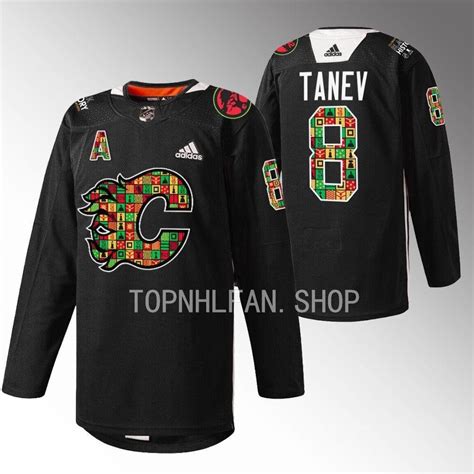 Black History Month Jarome Iginla Christopher Tanev Jersey Black Passion On Ice Show Your