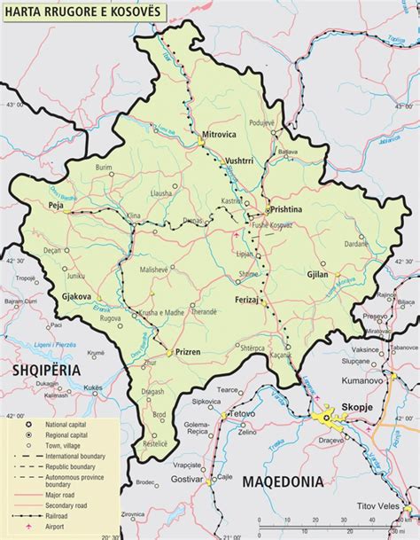 Harta E Kosoves Harta Te Ndryshme Te Kosoves