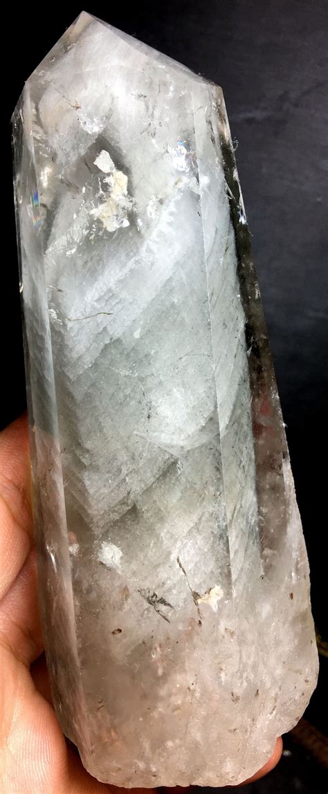 440g Natural Phantom Quartz Crystal Shows Layers Of Growth Etsy