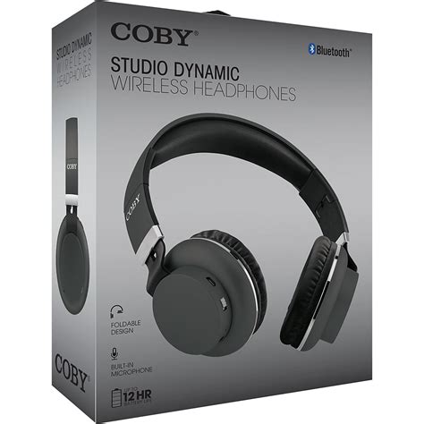 Coby Wireless Bluetooth Headphones Black Fesco Distributors