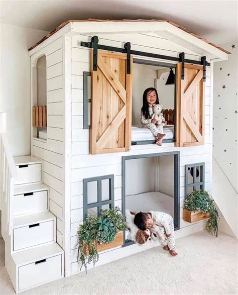 44 Unique Floating Bunk Beds Design That You Need To Know In 2020