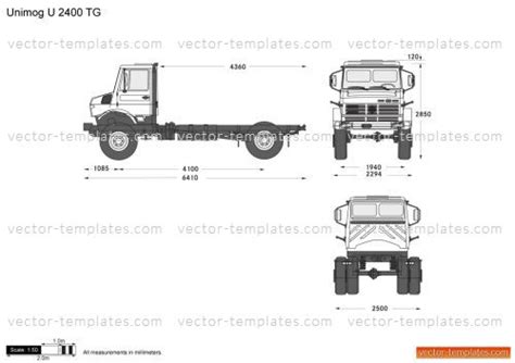 Kostenlose lieferung für viele artikel! Templates - Trucks - Unimog - Unimog U 2400 TG