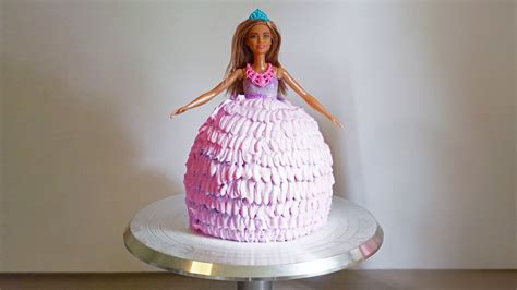 How To Make A Barbie Doll Dress Cake Photos Popsugar Food