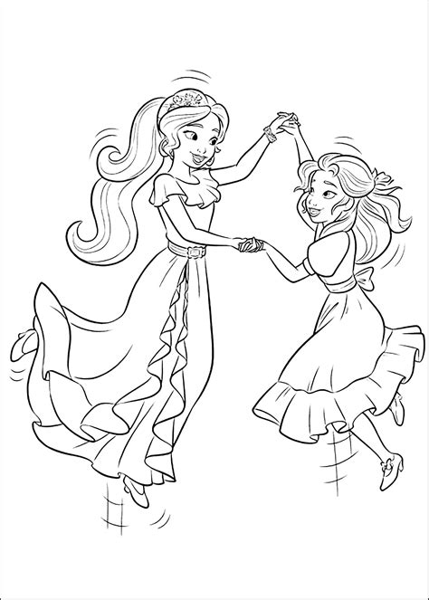This charming activity will have them dreaming about all of the fun adventures from the show! Elena avalor for children - Elena Avalor Kids Coloring Pages