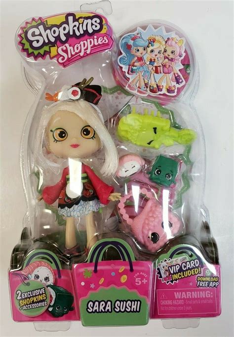 Shopkins Shoppies Sara Sushi Collectible Doll Ebay