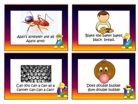 Els Phonics And Science Phonic Tongue Twisters Online Presentation