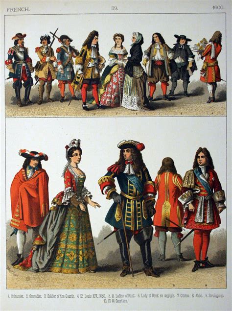 1670 French Fashion Scapin French Costume 17th Century Fashion