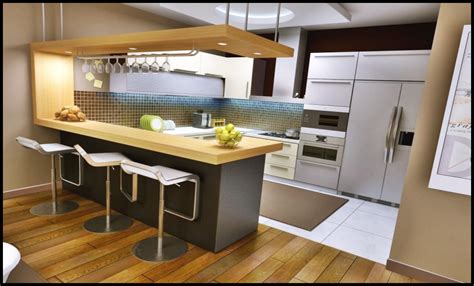 Pembuatan kitchen set minimalis modern dengan minibar. Design Kitchen Set | Furniture Minimalis Bandung Dua Saudara