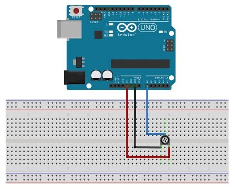 Arduino Analog Input Read From Pin With Analogread A To D Example