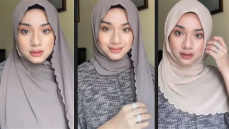 gaya cantik shawl raya tutorial cara pakai tudung shawl simple my xxx hot girl