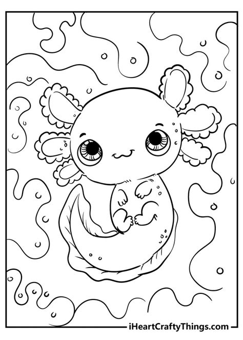 Adorable Ferret Coloring Page