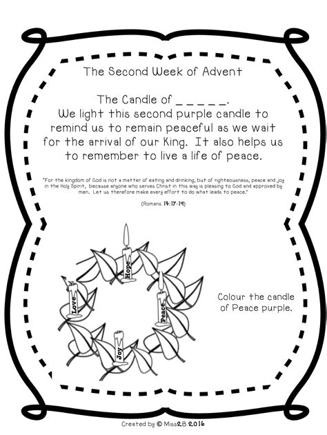 The Meaning Of Advent Worksheet