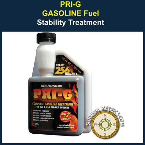 To maximize storage life of gasoline, be sure to store you gasoline in tightly containers, filled as close to the top as possible. PRI-G Gasoline Long Term Storage Stabilizer - 16 oz (PRI-G ...