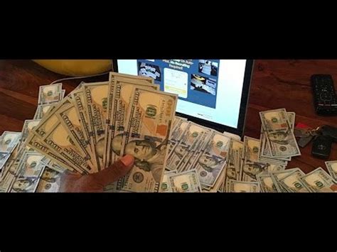 First, he takes real five dollar bills and sets out to remove all of their ink. How to make real money online $75 dollars fast - YouTube