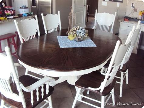 For wonderfully unique chairs or a little table, send inquiries by rb mail. desk and table redo? | Dining table redo, Dining table ...