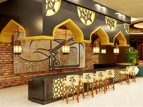 Modern Islamic Restaurant Proposal By Salma Taleb Via Behance Interior