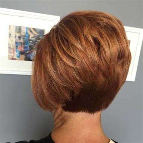 Perfect Short Stacked Hair Back View Short Stacked Bob Hairstyles