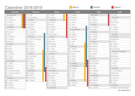 Dates de début & fin des vacances. Calendrier-2019-vacances-scolaires-descarger | Calendars