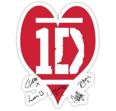 One Direction Heart Logo Signed T-Shirt by kmercury | One direction logo, One direction store ...