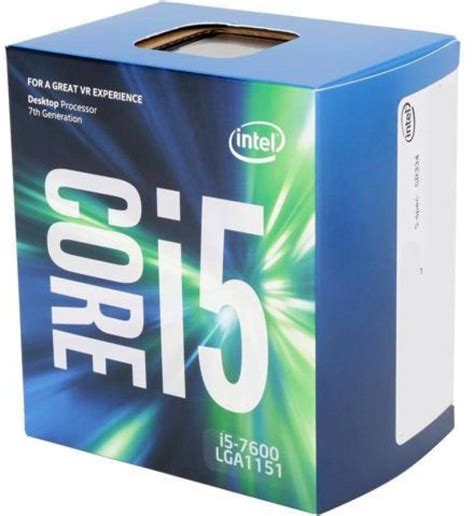 Intel I5 7600 35 Lga 1151 Socket 4 Cores Desktop Processor Intel