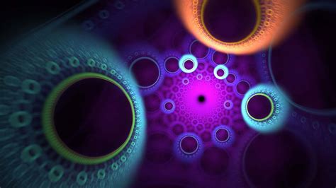 Beautiful Neon Circles Hd 3d And Abstract Wallpapers For