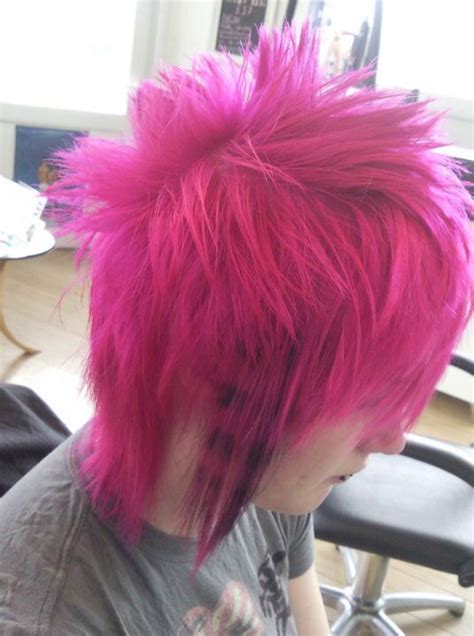 Raccoon Tail And Pink Hair Short Scene Hair Scene Hair Dyed Hair