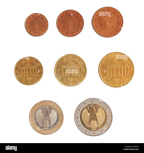 Full Series Of German Euro Coins Currency Of The European Union