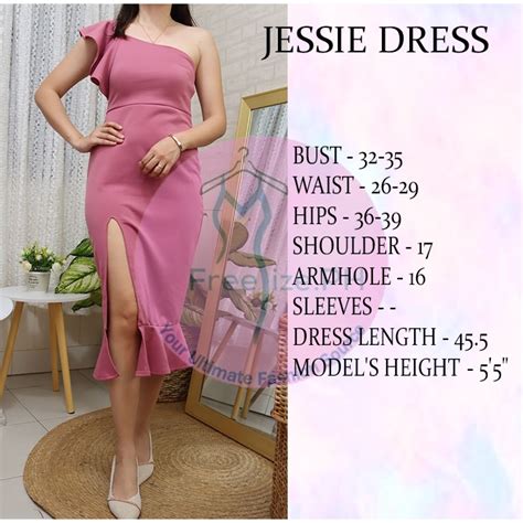 Jessie Formal Neoprene Dress Freesize Fit Small To Medium Shopee Philippines