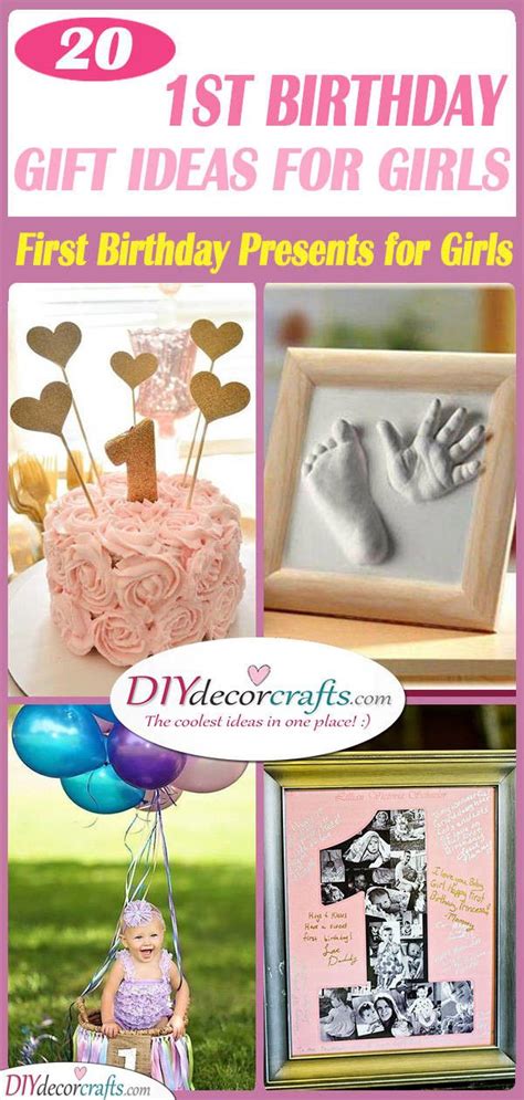 Maybe you would like to learn more about one of these? 20 1ST BIRTHDAY GIFT IDEAS FOR GIRLS - An Array of First ...