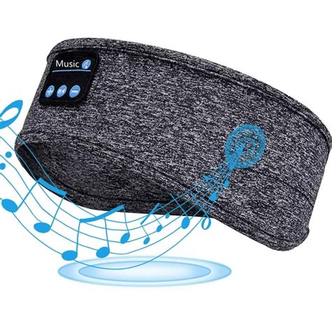 Sleep Bluetooth Headband Headphones Built In Speakers Wireless Music