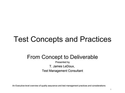 Software Test Management Overview For Managers Ppt