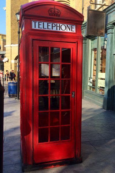 Theres A British Red Phone Booth Located Right Outside The Entrance To
