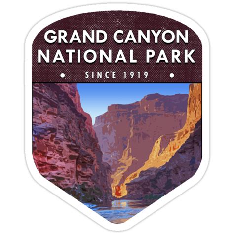 Grand Canyon National Park 2 Stickers By Tysonk Redbubble