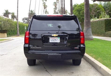 2015 Chevrolet Suburban 4wd 12 Ton Lt A Back View Of The 2015
