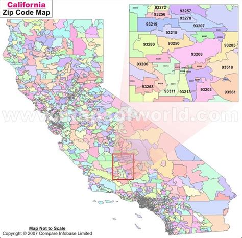 California Zip Codes Zip Code Map Zip Code Map