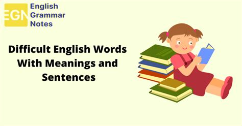 50 Difficult Words With Meaning And Sentences In English English