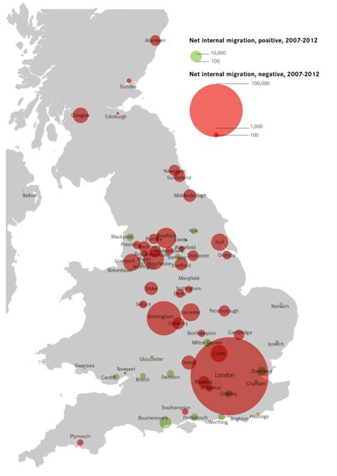 Eight Things Worth Noting On Migration Patterns In Uk Cities Centre