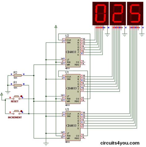 Simple Counter Circuit Diagram