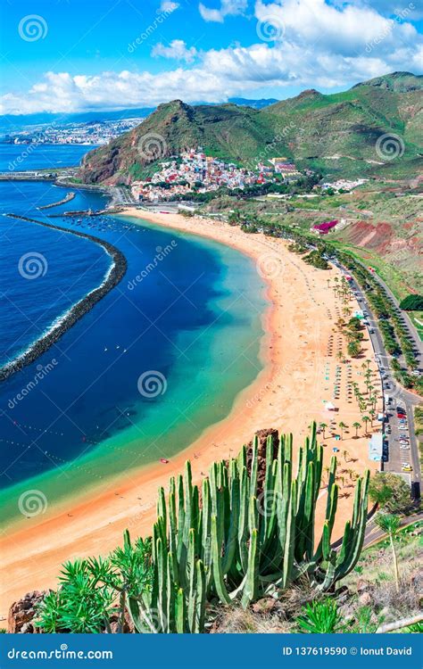 Las Teresitas Tenerife Canary Islands Spain Las Teresitas Beach And