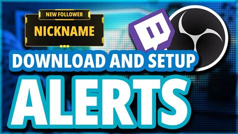 How To Setup Twitch Alerts In Obs Studio Stream Alerts Tutorial Youtube